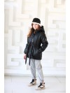 Зимняя куртка для девочки  PTiTiT цвет черный 129