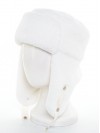 Зимняя шапка-ушанка Нэнси Level Pro  цвет белый