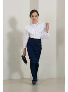 Charmy юбка-карандаш для девочки 356-161 синий 