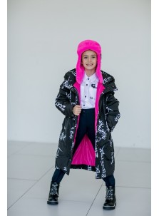 Пальто для девочки  Риона Beam print little scolopendra