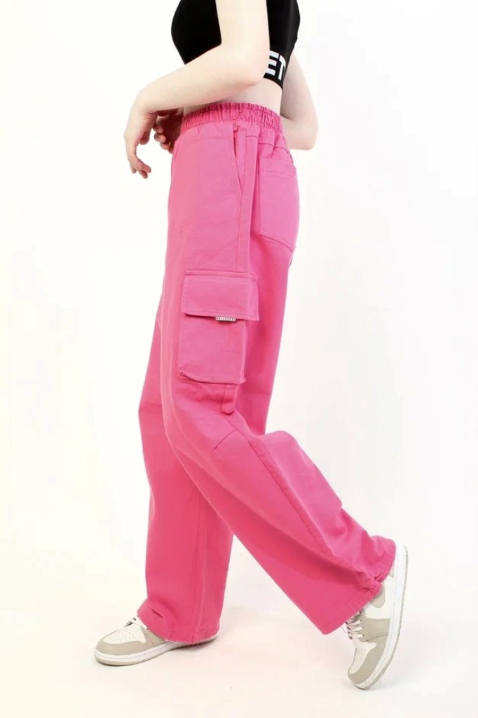 Джинсы Cargo для девочки Riona, розовые джинсы для подростка купитьнедорого через интернет-магазин Хабики
